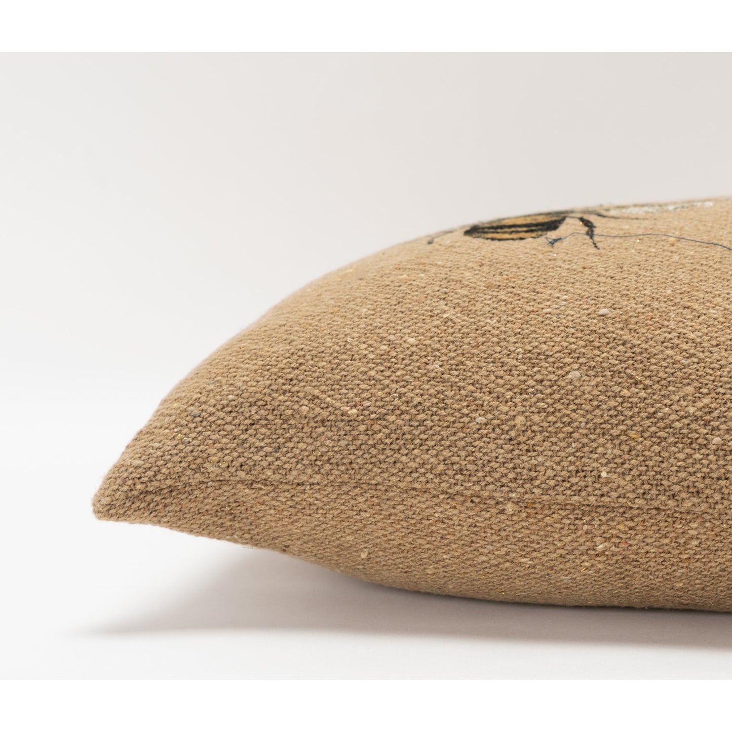 003 SR-870574,SR-885999 | Closeup | Culberson Pillow by HedgeApple Essentials in natural. Made from cotton in a cottage & farmhouse style.