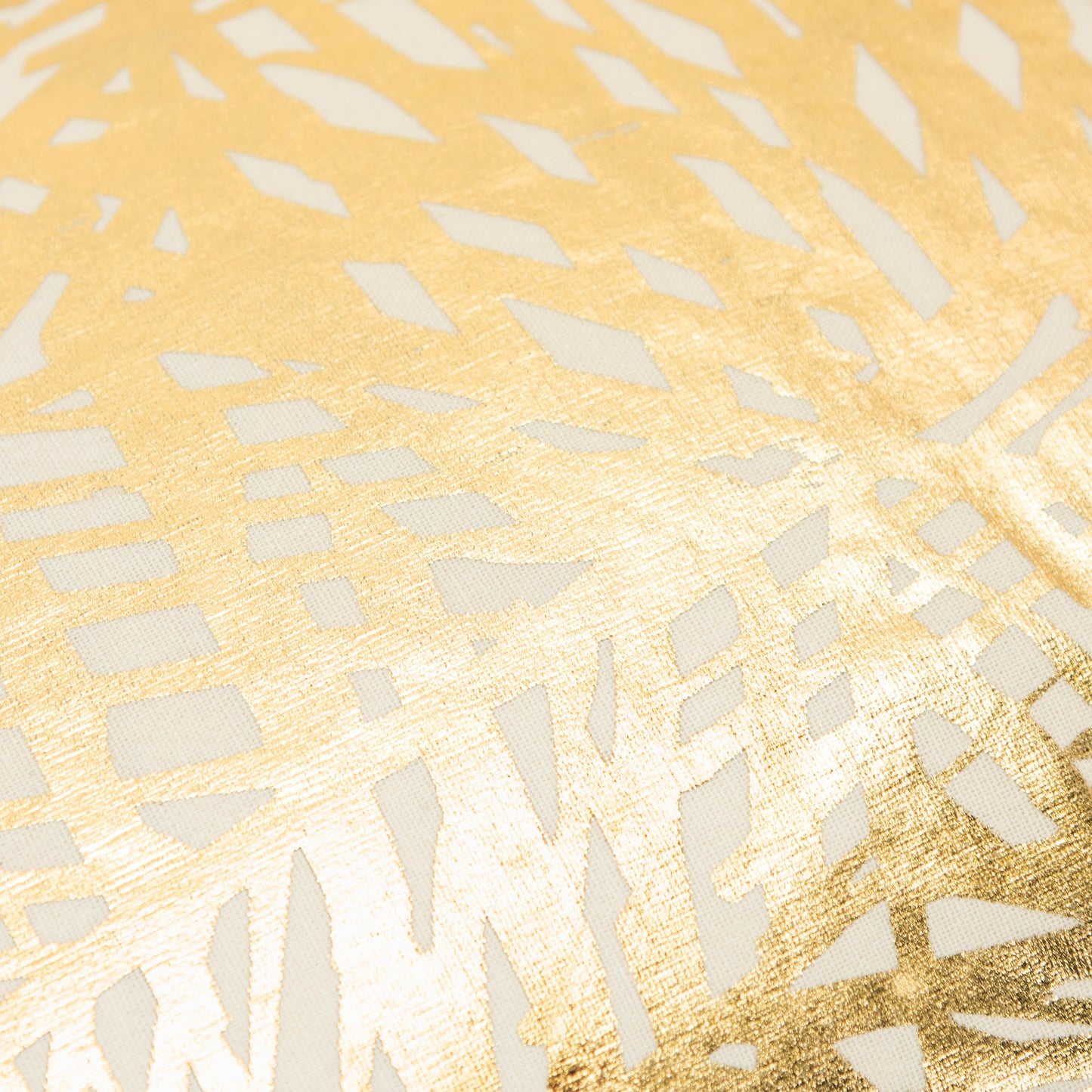 002 SR-870596,SR-886007 | Closeup | Delta Pillow by HedgeApple Essentials in gold. Made from cotton in a unique style.
