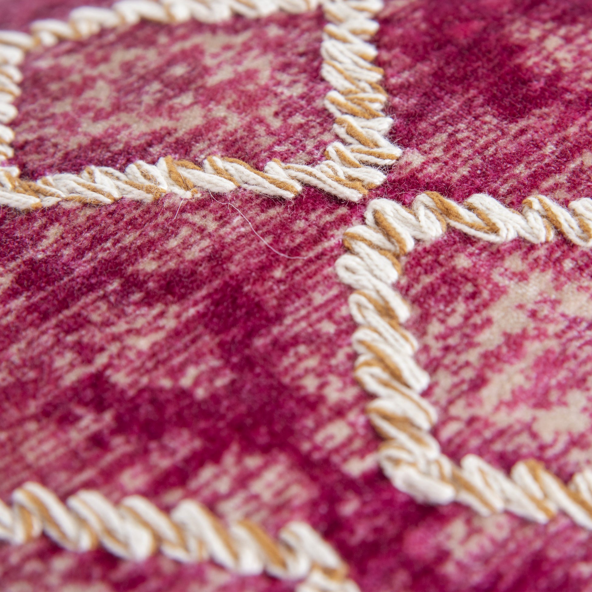Yavapai Pillow by HedgeApple Essentials in pink. Made from unique in a eclectic & global style.