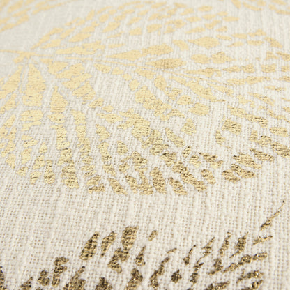 Levy Pillow by HedgeApple Essentials in gold, ivory. Made from unique in a modern style.