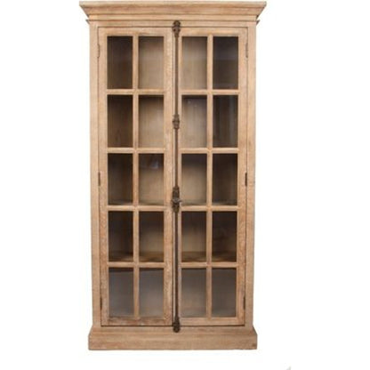 Marceline Cabinet by Zentique in limed gray and oak. Made from unique in a traditional style.