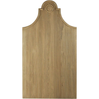 Alain Headboard by Zentique in reclaimed and oak. Made from oak in a traditional style.