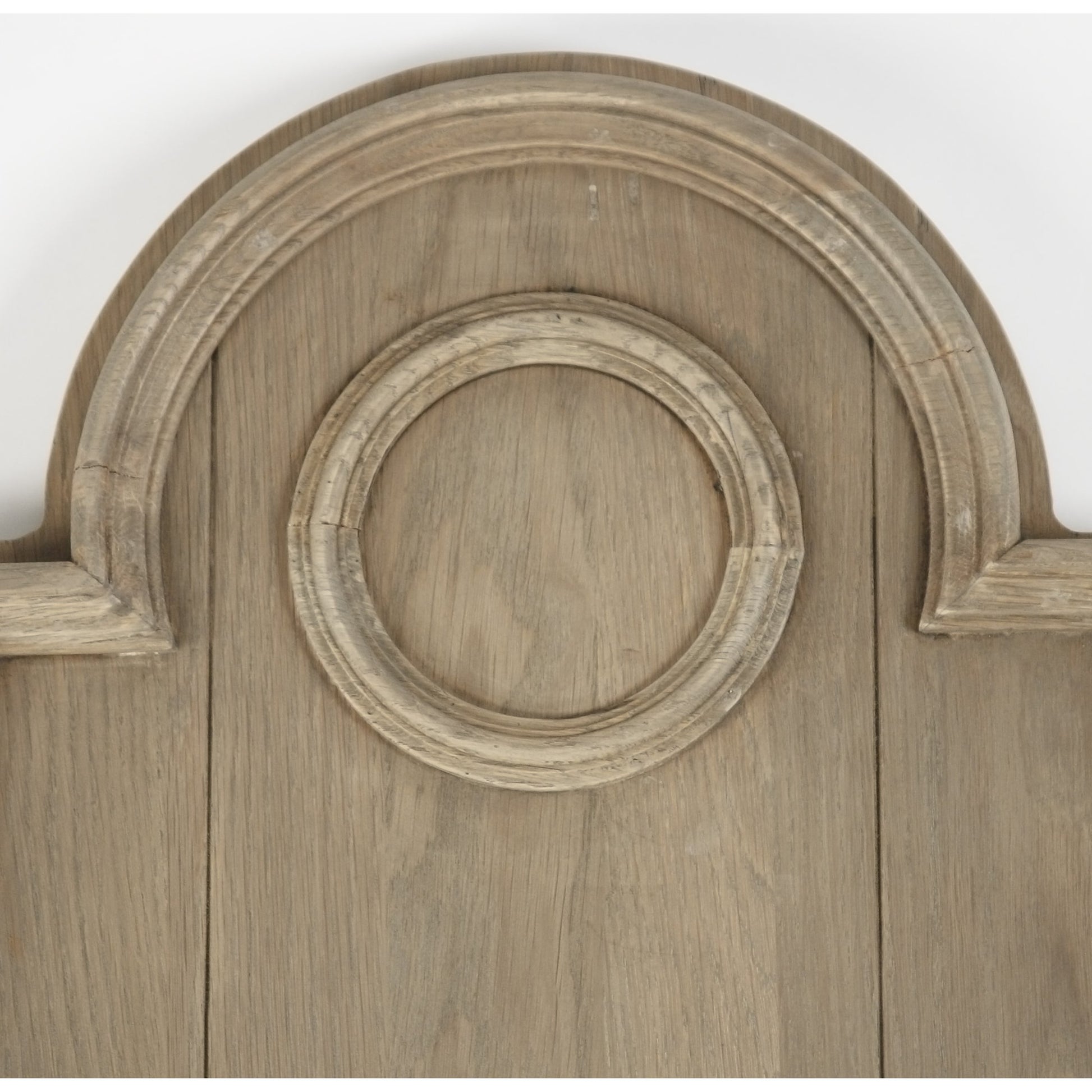 Alain Headboard by Zentique in reclaimed and oak. Made from oak in a traditional style.