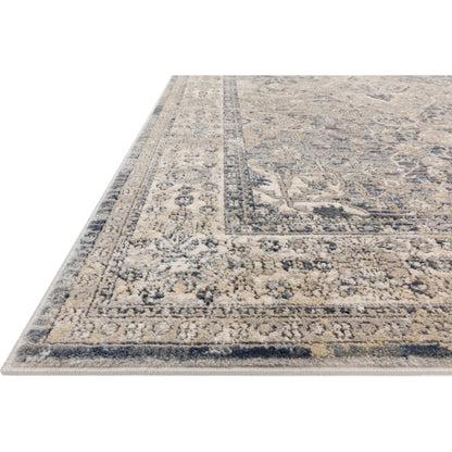 Teagan TEA-04 Rug by Loloi in sky, natural. Made from high pile: 100% polypropylene, short pile: 100% polyester in a unique style.