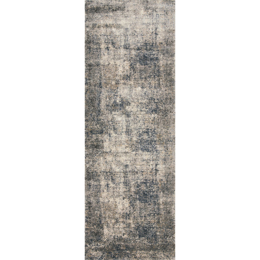 Teagan TEA-05 Rug by Loloi in denim, slate. Made from high pile: 100% polypropylene, short pile: 100% polyester in a unique style.