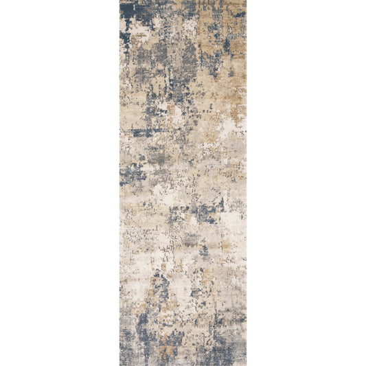 Teagan TEA-06 Rug by Loloi in sand, mist. Made from high pile: 100% polypropylene, short pile: 100% polyester in a unique style.