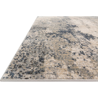 Teagan TEA-07 Rug by Loloi in natural, denim. Made from high pile: 100% polypropylene, short pile: 100% polyester in a unique style.