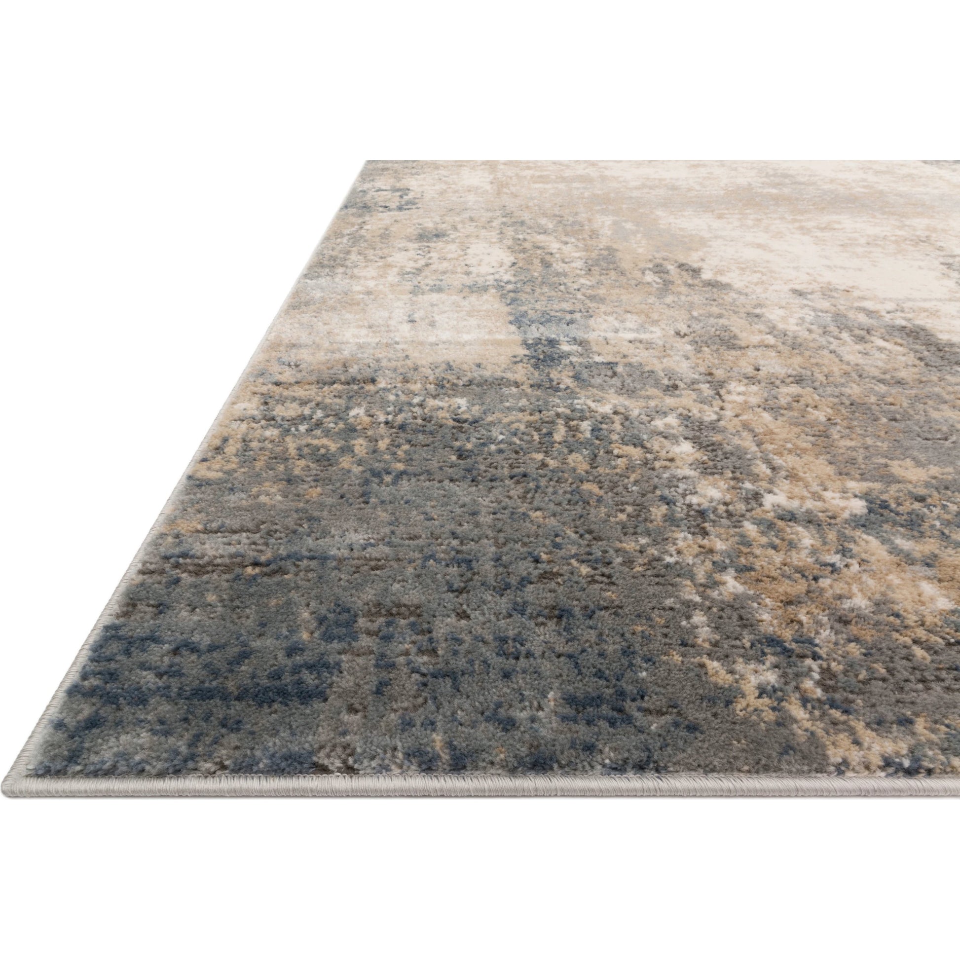 Teagan TEA-08 Rug by Loloi in ivory, mist. Made from high pile: 100% polypropylene, short pile: 100% polyester in a unique style.