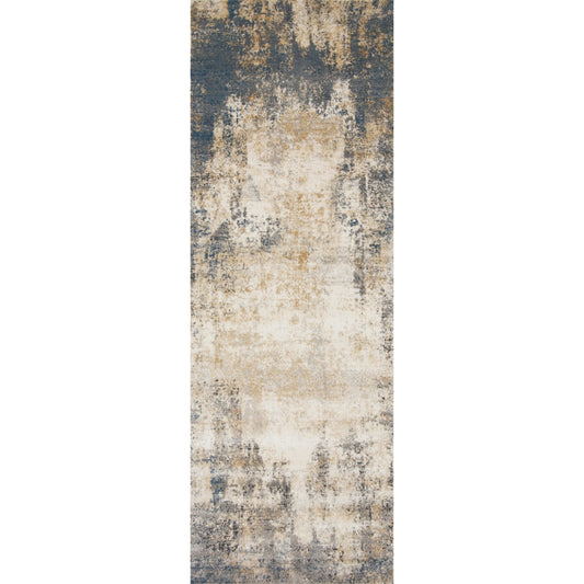 Teagan TEA-08 Rug by Loloi in ivory, mist. Made from high pile: 100% polypropylene, short pile: 100% polyester in a unique style.
