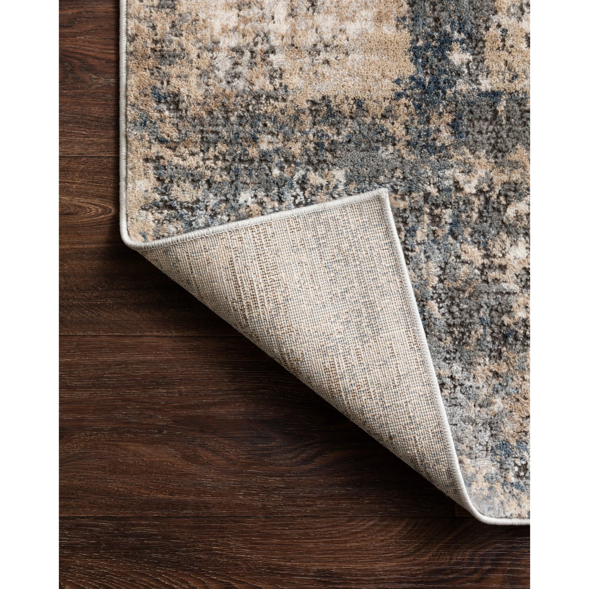 Teagan TEA-08 Rug by Loloi in ivory, mist. Made from high pile: 100% polypropylene, short pile: 100% polyester in a unique style.