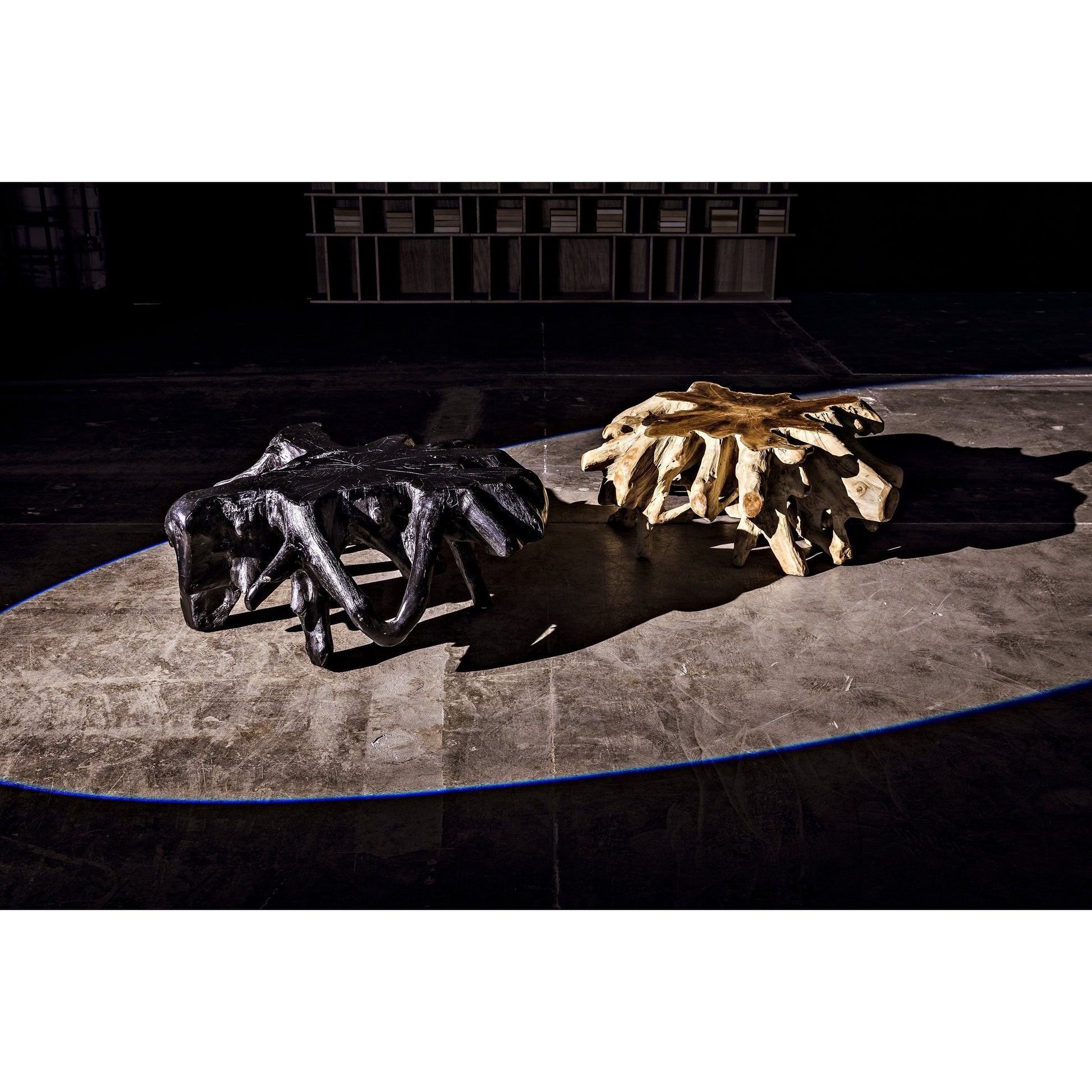 Teak Root Coffee Table by Noir in teak root. Made from teak root in a eclectic & global style.