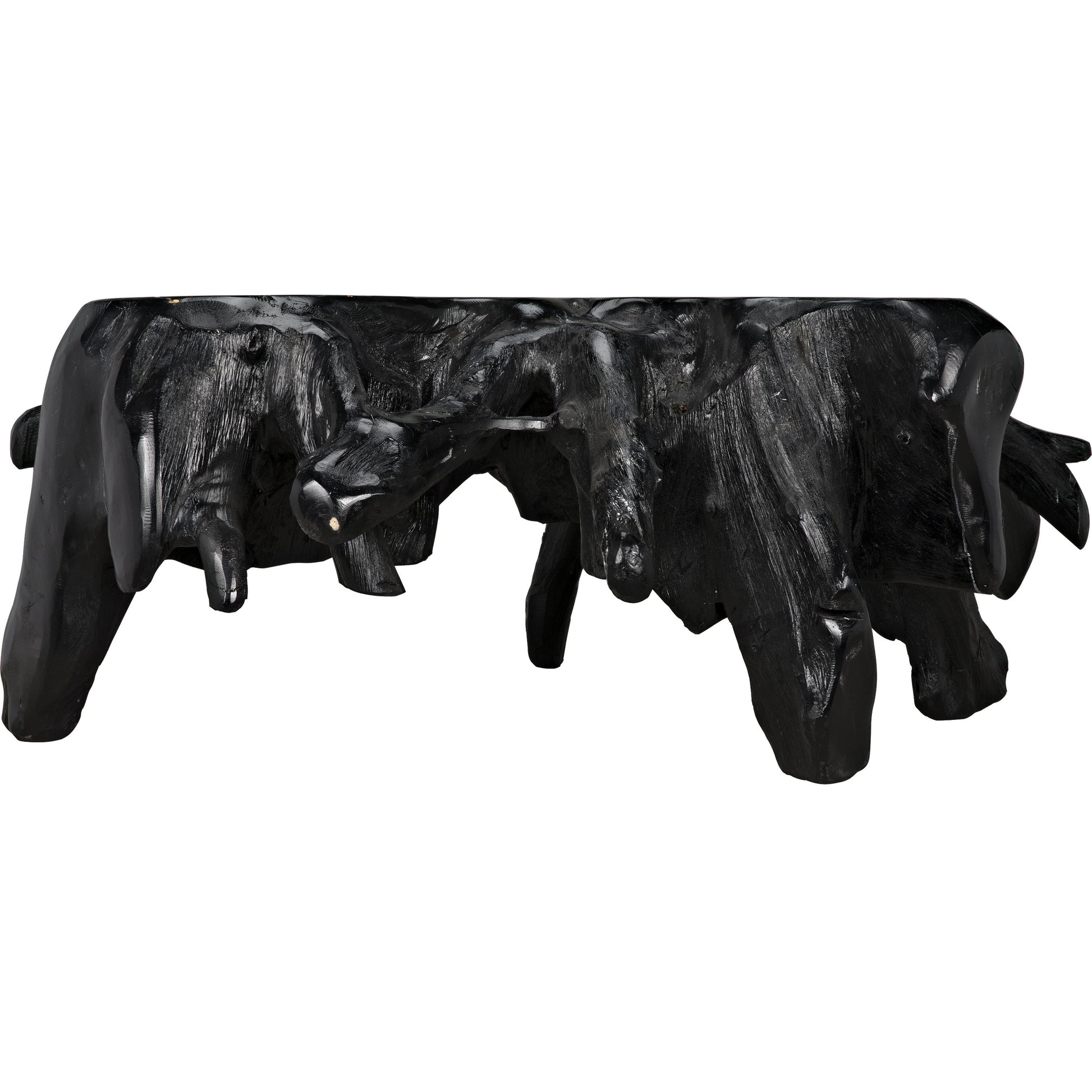 Teak Root Coffee Table by Noir in teak root. Made from teak root in a eclectic & global style.