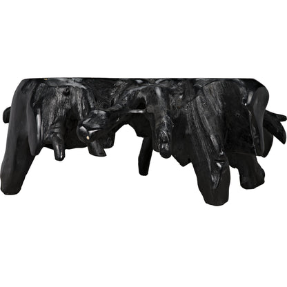 Teak Root Coffee Table by Noir in teak root. Made from teak root in a eclectic & global style.