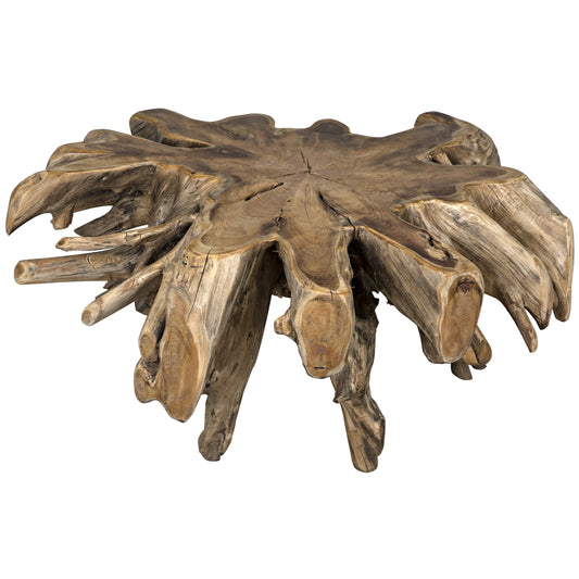 Teak Root Coffee Table by Noir in teak root. Made from teak root in a eclectic & global style.