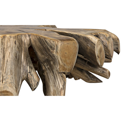 Teak Root Coffee Table by Noir in teak root. Made from teak root in a eclectic & global style.