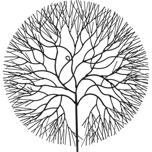 Wire Tree Wall Art by Phillips Collection in black. Made from metal in a modern style.