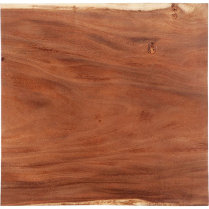 Chamcha Wood Bar Table by Phillips Collection in natural, powder coat. Made from wood in a modern style.