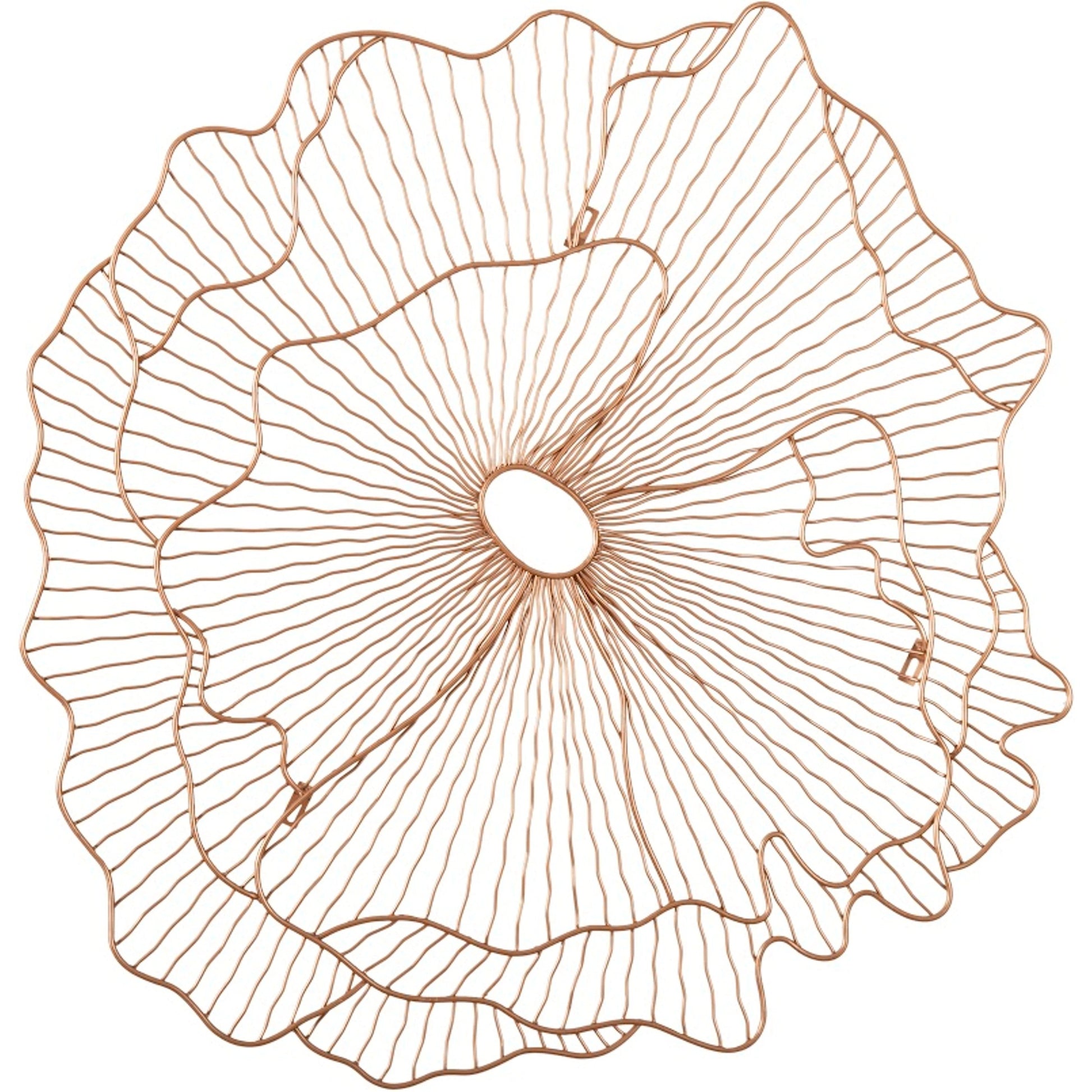 Poppy Flower Wall Art by Phillips Collection. Made from metal in a modern style.