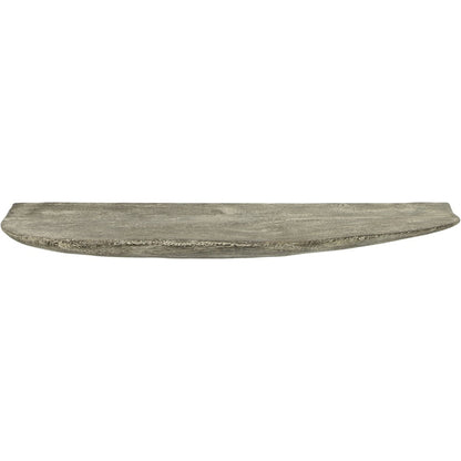 Floating Wall Shelf by Phillips Collection in gray and gray stone. Made from wood, chamcha wood in a modern style.