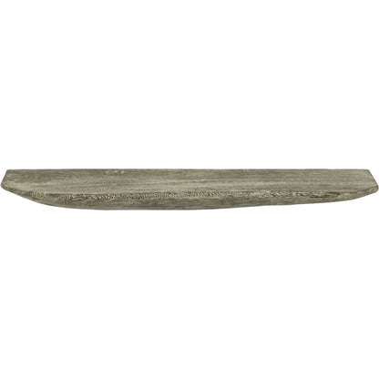 Floating Wall Shelf by Phillips Collection in gray and gray stone. Made from wood, chamcha wood in a modern style.