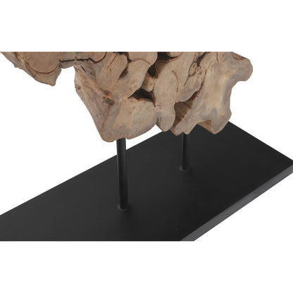 Pipal Wood Sculpture by Phillips Collection in brown, black. Made from wood in a eclectic & global style.