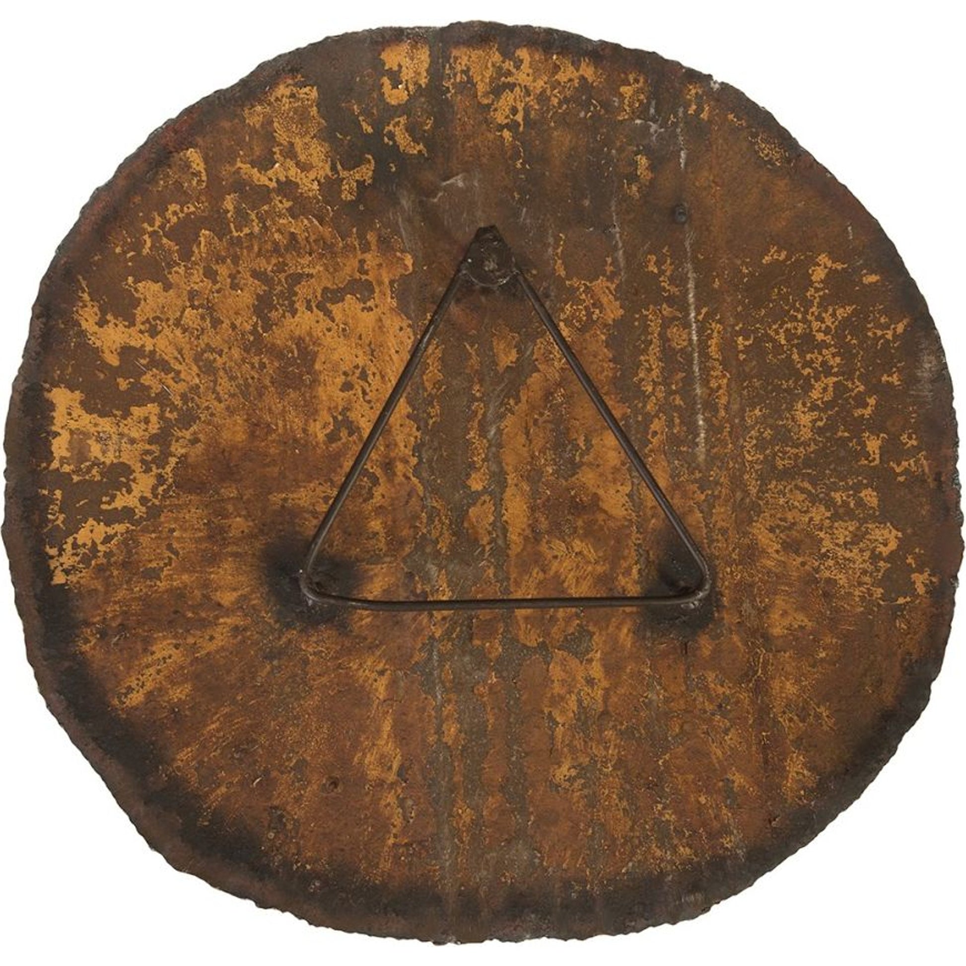 Galvanized Wall Discs (Set of 4) by Phillips Collection. Made from resin in a rustic style.