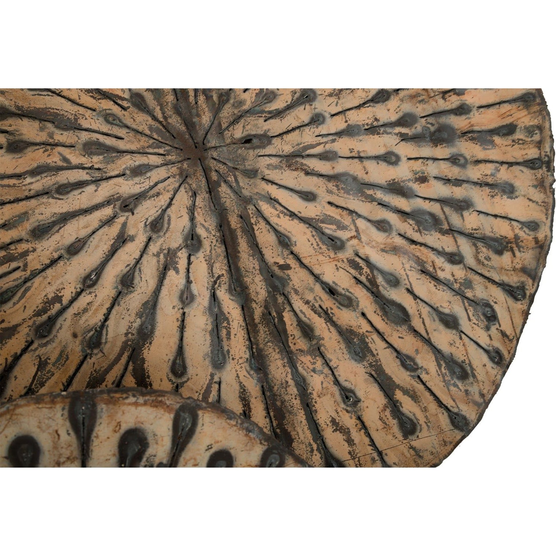 Metal Lotus Wall Art by Phillips Collection in brown, black, assorted and aluminum, rust. Made from metal in a eclectic & global style.