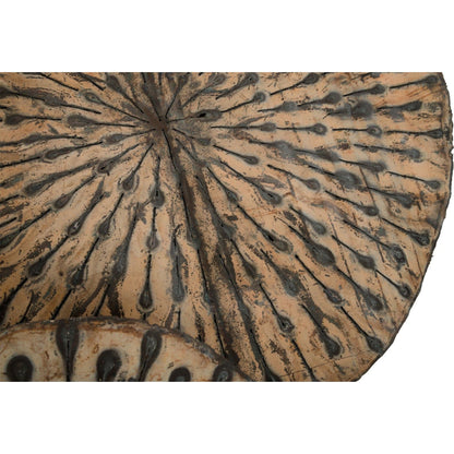 Metal Lotus Wall Art by Phillips Collection in brown, black, assorted and aluminum, rust. Made from metal in a eclectic & global style.