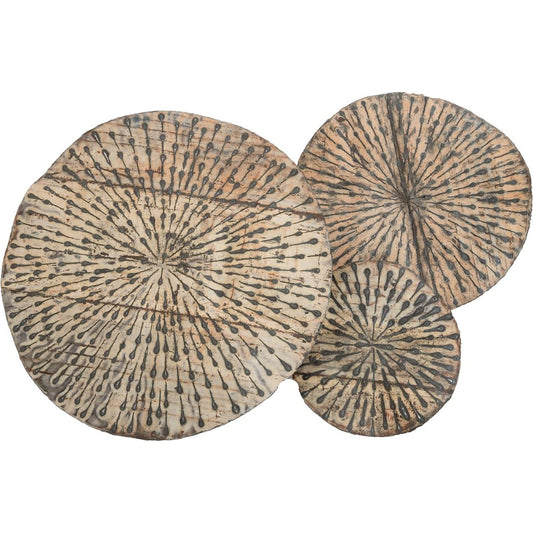 Metal Lotus Wall Art by Phillips Collection in brown, black, assorted and aluminum, rust. Made from metal in a eclectic & global style.