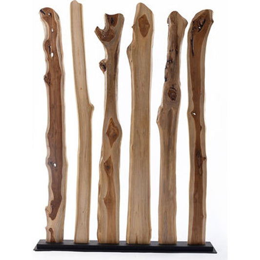 Wood Screen by Phillips Collection in brown. Made from wood in a eclectic & global style.