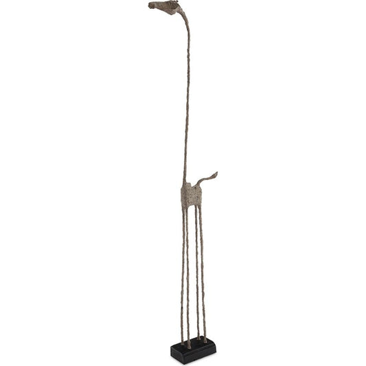 Giraffe by Phillips Collection in off white and paper mache. Made from paper in a eclectic & global style.