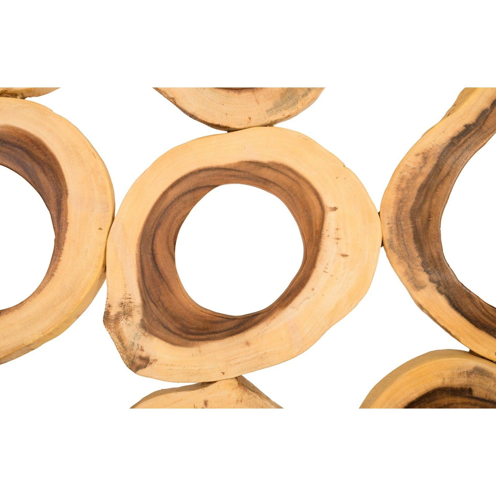 Chuleta Rings Wall Art by Phillips Collection in brown. Made from wood in a eclectic & global style.