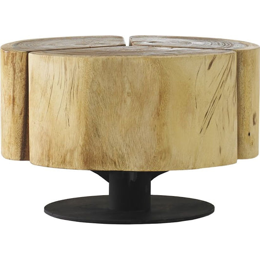 Clover Natural Coffee Table by Phillips Collection. Made from unique in a rustic style.
