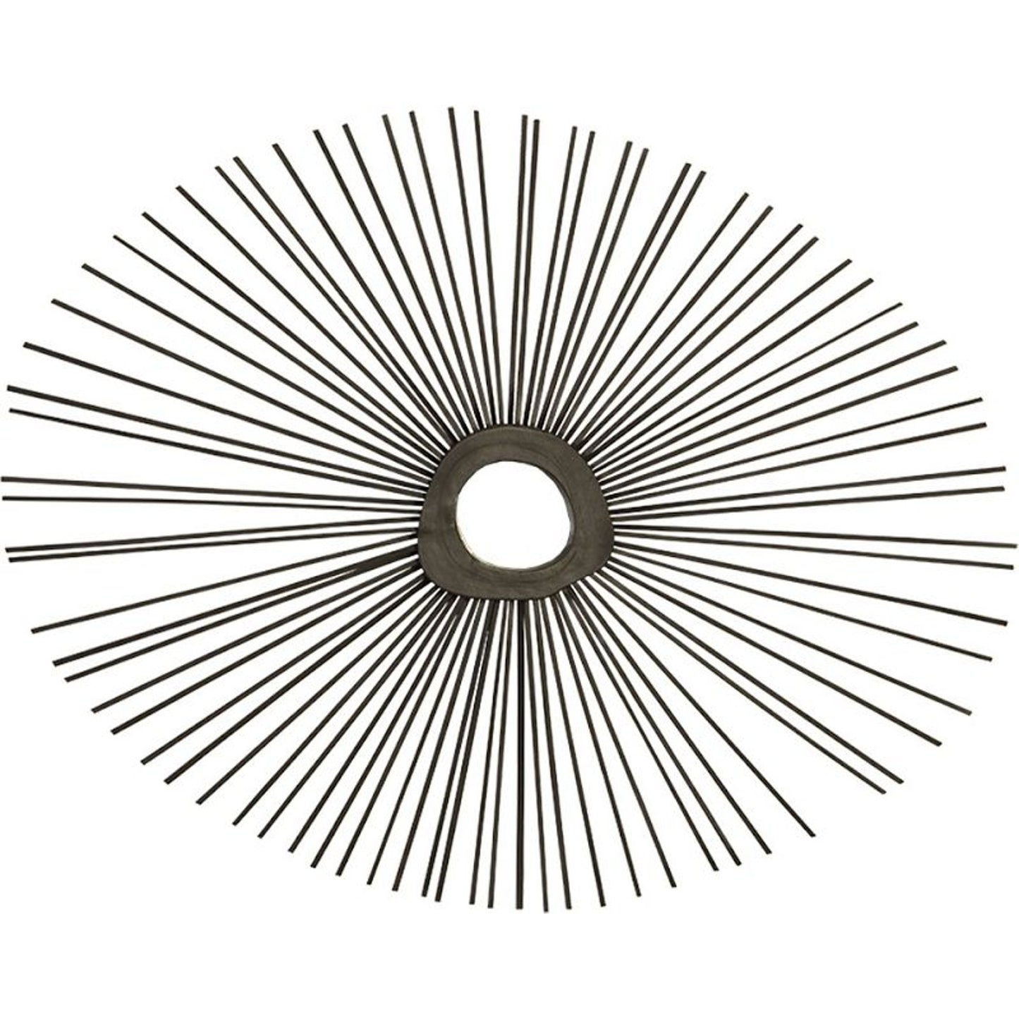 001 SR-820972 | Primary Silo | Spoke Round Mirror by Phillips Collection in charred. Made from wood in a modern style.