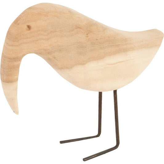 Lovely Bird by Phillips Collection in charred. Made from wood in a modern style.