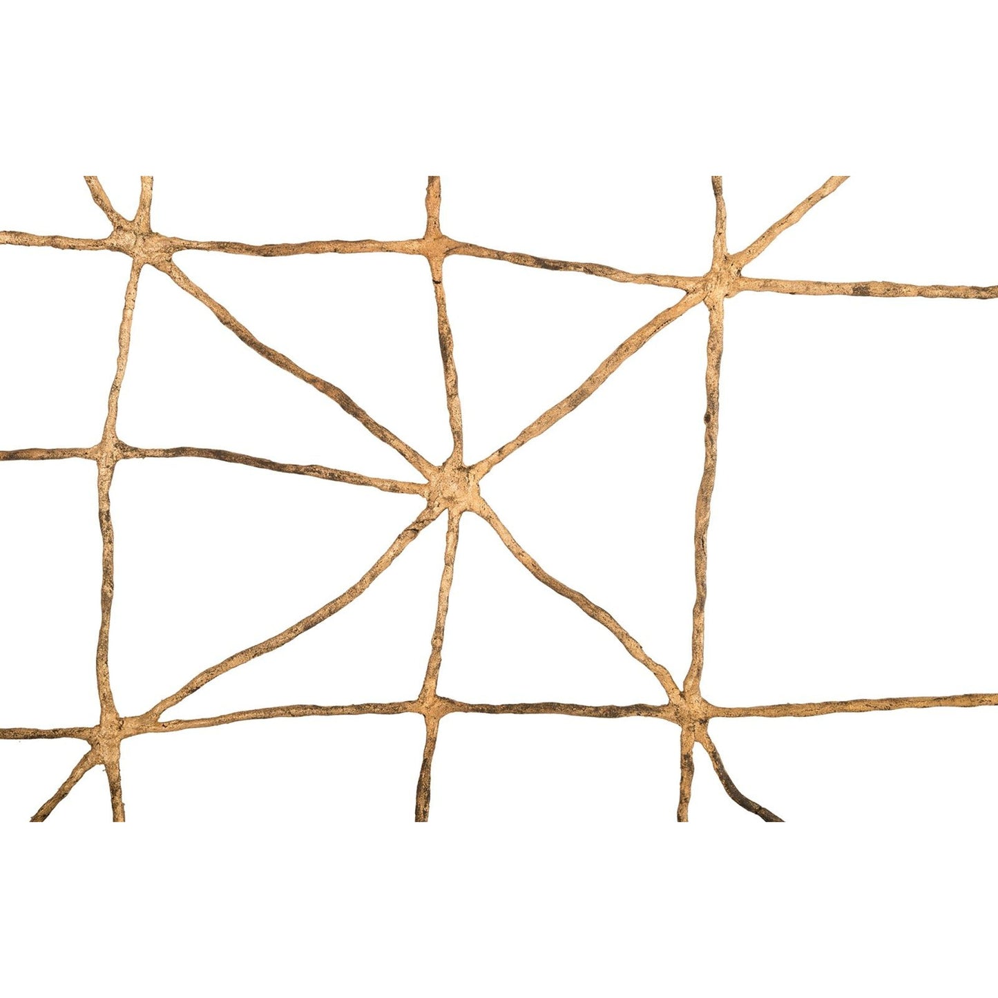 003 SR-820636 | Closeup | Mesh Wall Art by Phillips Collection in gold, black and brass. Made from metal in a modern style.