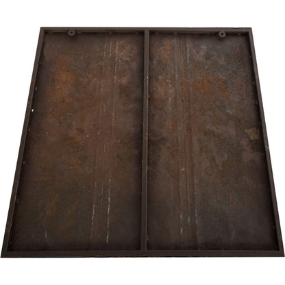 Medallion Wall Art by Phillips Collection in brown, amber and rust. Made from metal in a modern style.