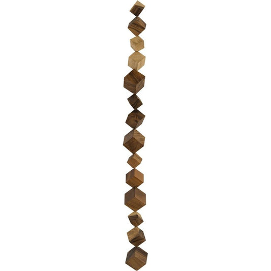Dice Wall Art by Phillips Collection in brown. Made from wood in a eclectic & global style.