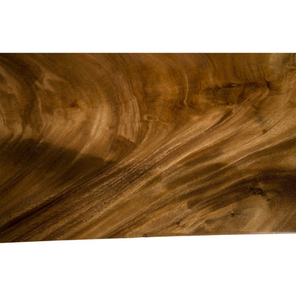 Geometry Rectangular Coffee Table by Phillips Collection in gray stone. Made from unique in a rustic style.