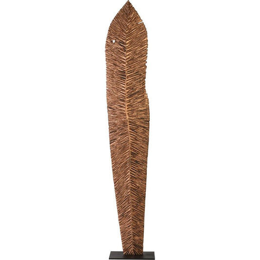 Carved Leaf on Stand by Phillips Collection. Made from wood in a eclectic & global style.