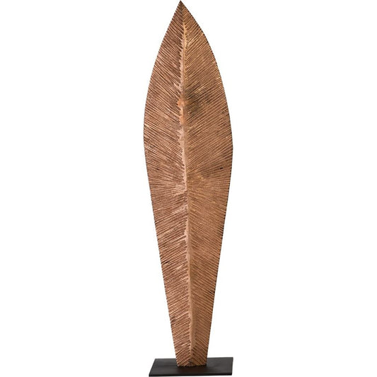 Carved Leaf on Stand by Phillips Collection. Made from wood in a eclectic & global style.