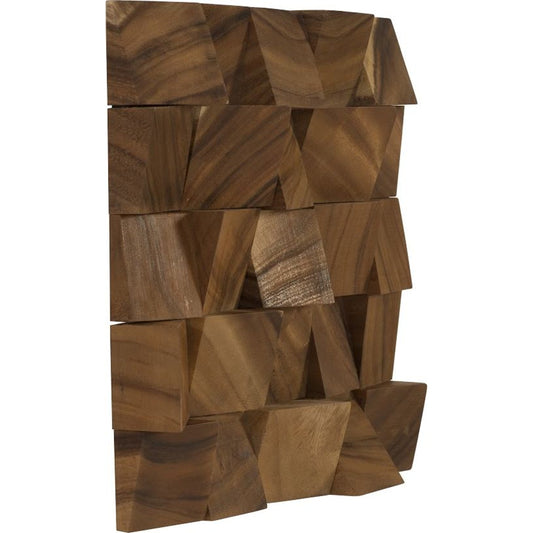 Blocks Wall Tile by Phillips Collection in brown. Made from wood in a modern style.
