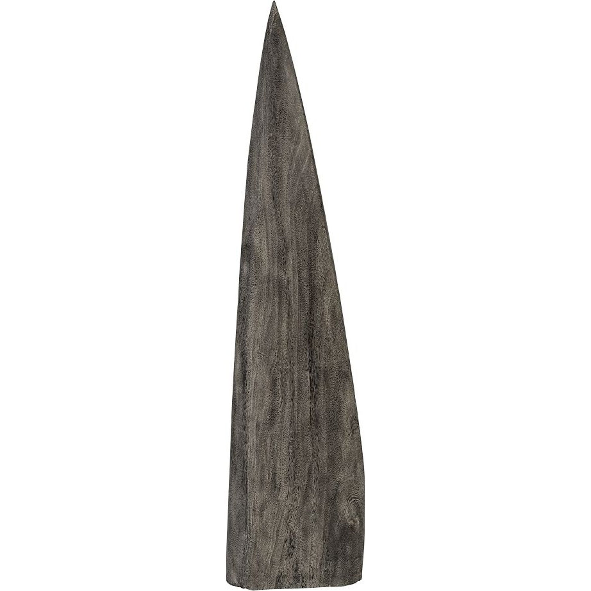 Shark Tooth Sculpture by Phillips Collection in gray and gray stone. Made from wood in a eclectic & global style.