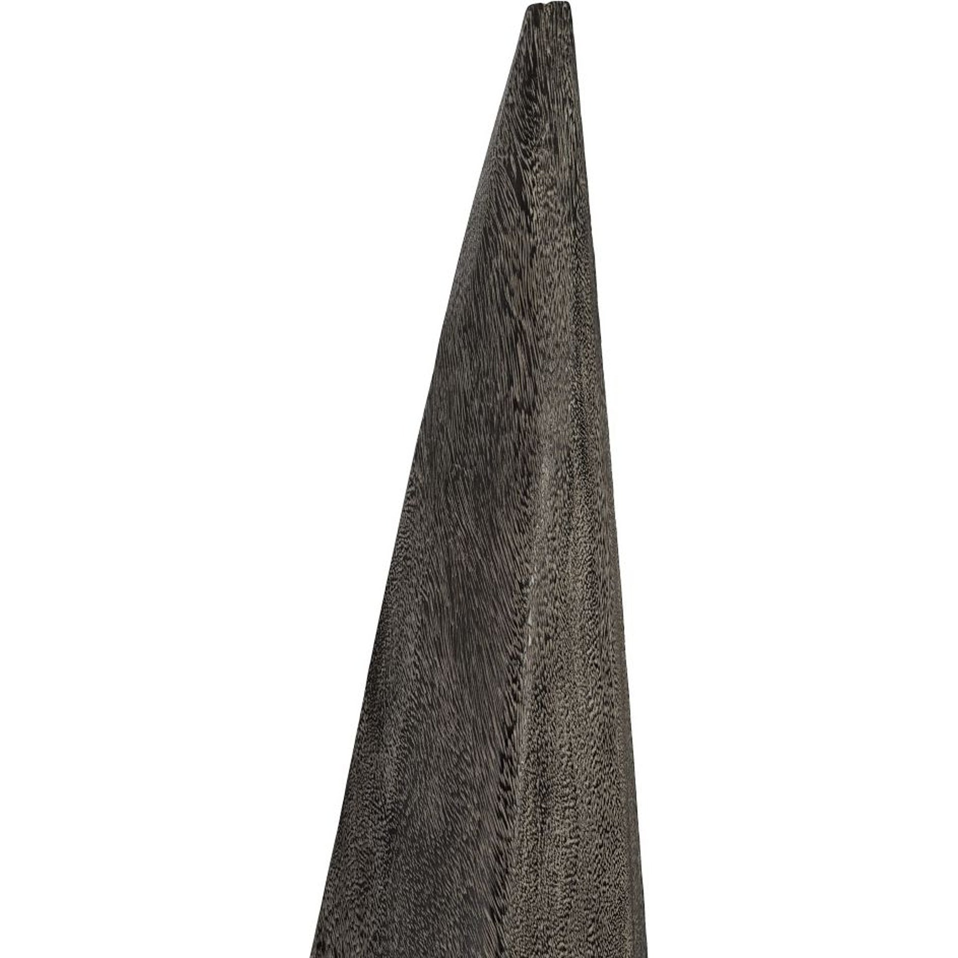 Shark Tooth Sculpture by Phillips Collection in gray and gray stone. Made from wood in a eclectic & global style.