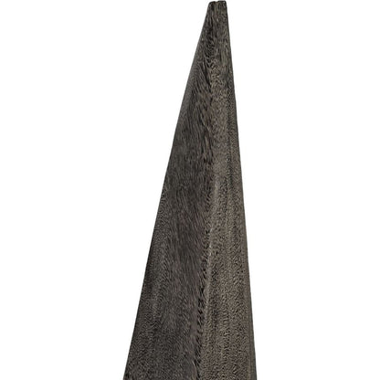 Shark Tooth Sculpture by Phillips Collection in gray and gray stone. Made from wood in a eclectic & global style.