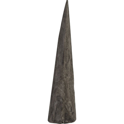 Shark Tooth Sculpture by Phillips Collection in gray and gray stone. Made from wood in a eclectic & global style.