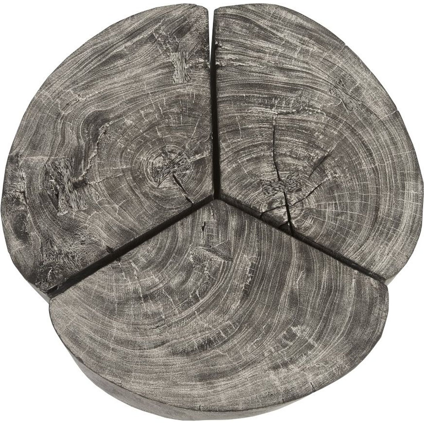 003 SR-820276 | Additional Silo | Clover Gray Stone Coffee Table by Phillips Collection in gray stone. Made from unique in a rustic style.