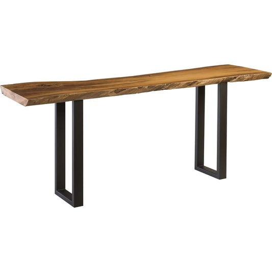Wood Console Table by Phillips Collection in gray stone. Made from unique in a eclectic & global style.