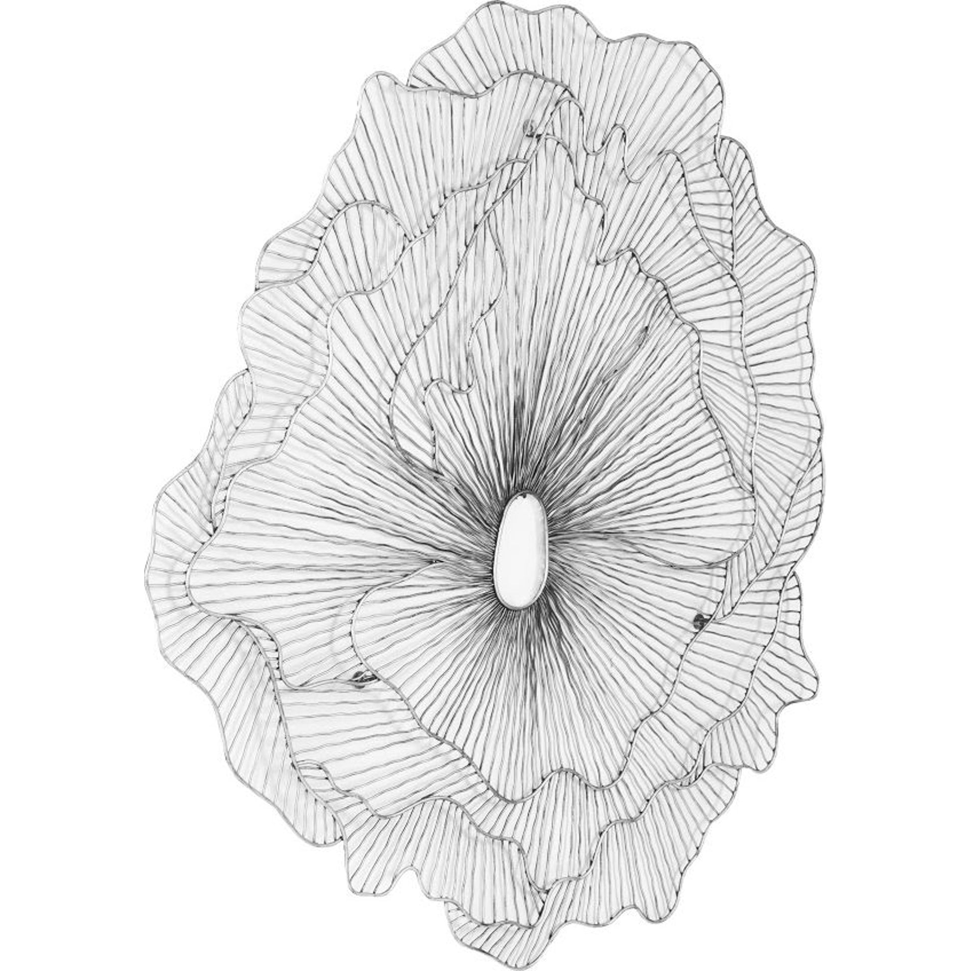 Poppy Flower Wall Art by Phillips Collection. Made from metal in a modern style.