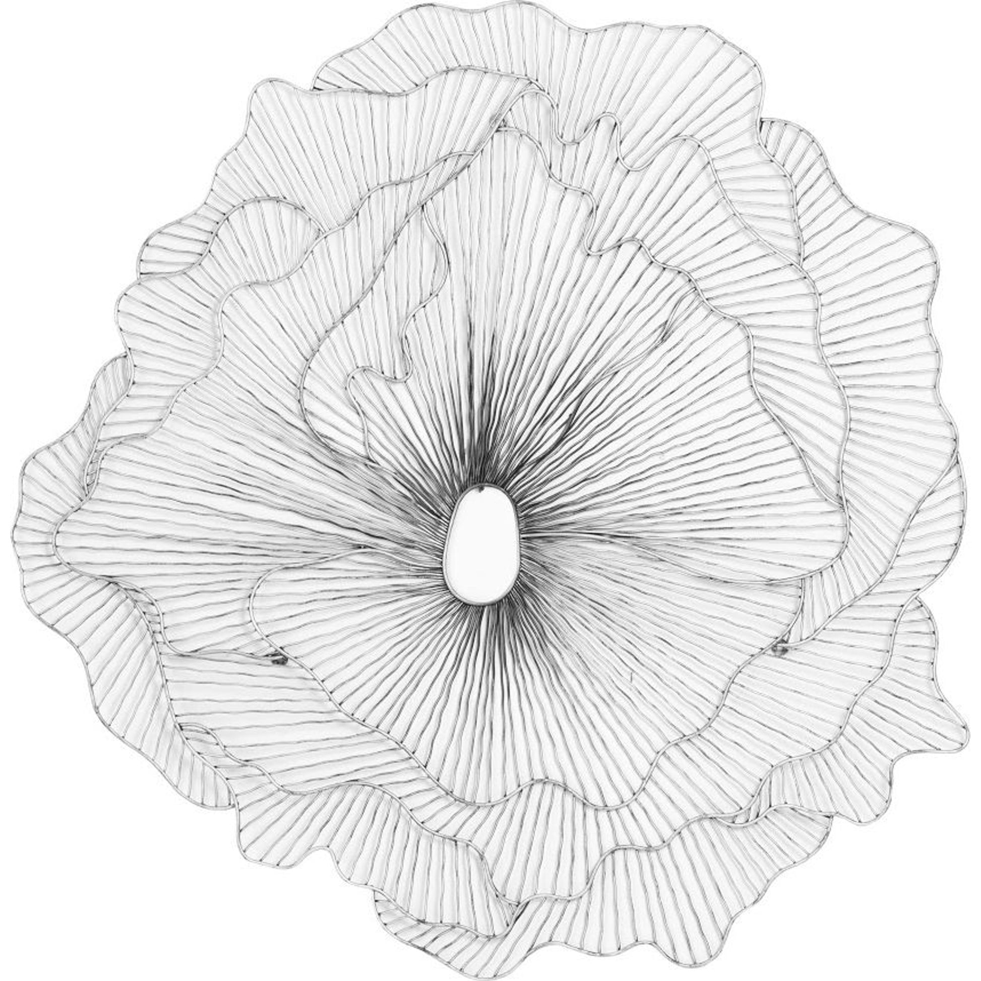 Poppy Flower Wall Art by Phillips Collection. Made from metal in a modern style.